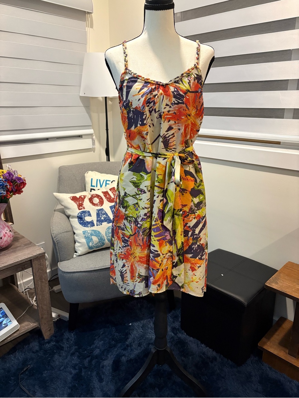 🌸 Jessica Simpson Floral Watercolor Sundress (Size M) 🌸